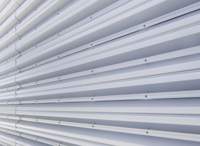 Close-up of Aluminum Panel Details