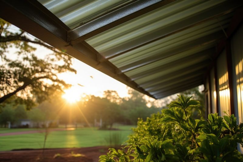 Summer Aluminum Roof Installation
